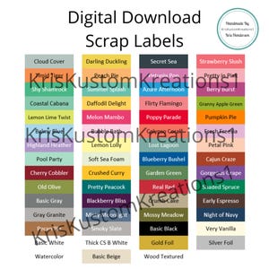 Download 80 Stampin Up Papier Karton Schrott Etikett Sammlung Werkzeug Organizer, Kartengestaltung, Kartenhalter