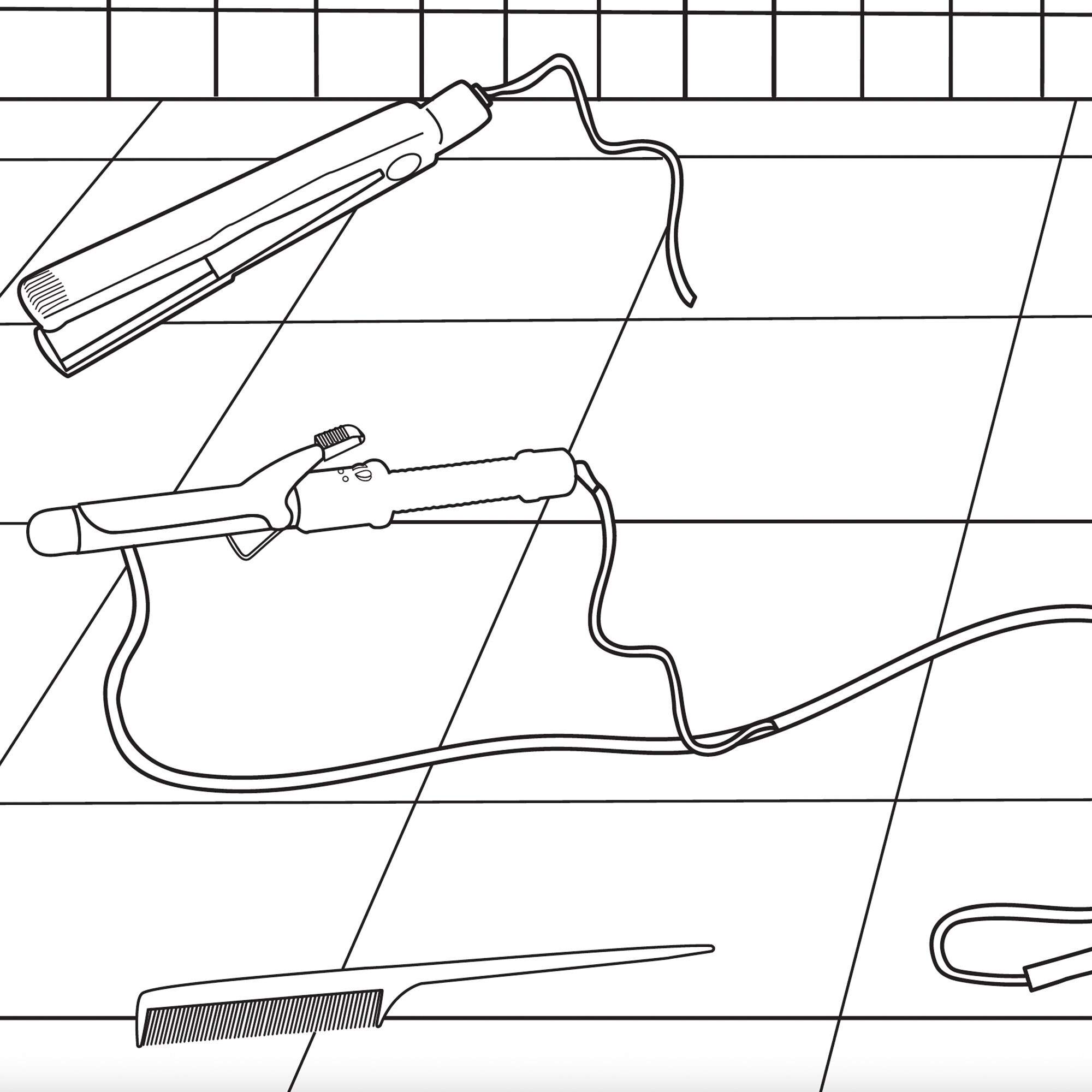 PDF Coloring Page for Girls Downloadable Coloring Page for - Etsy