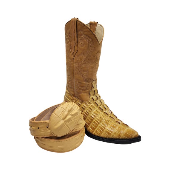 Exotic Alligator Print Leather Western Boots | Joe Boots 904