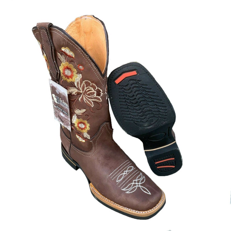 Bota Vaquera de Mujer Womens Western Rodeo Square Toe Cowgirl | Etsy