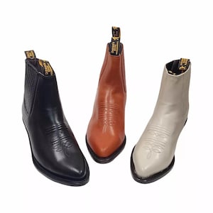 Herren Charro Cowboystiefel - Eleganter westlicher Stil - Hergestellt in Mexiko