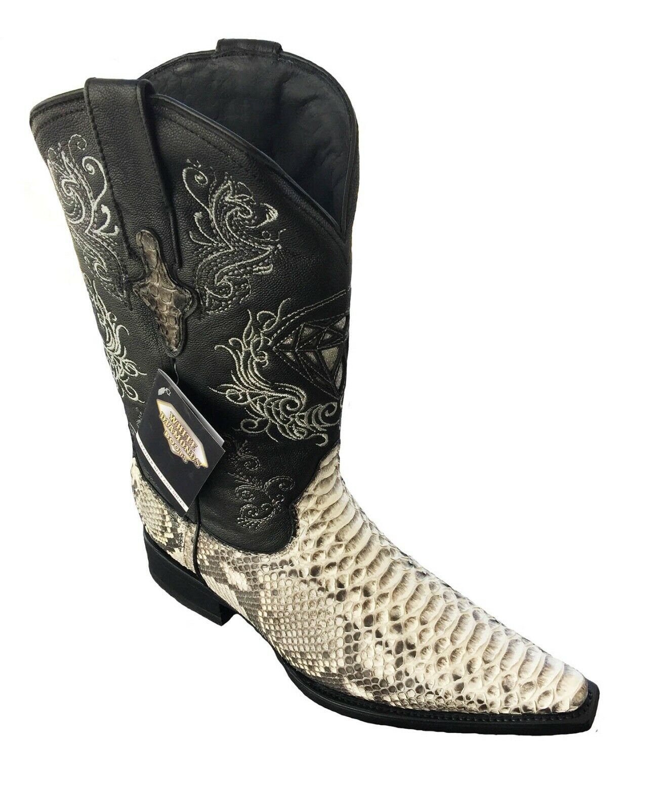 Sportsmand kronblad Touhou Men's Genuine Python Snake Skin Leather Cowboy Western - Etsy