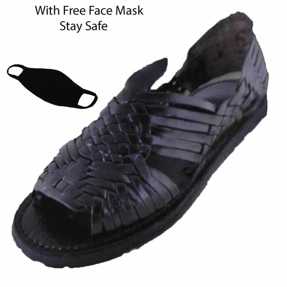 huaraches mexicanos negros