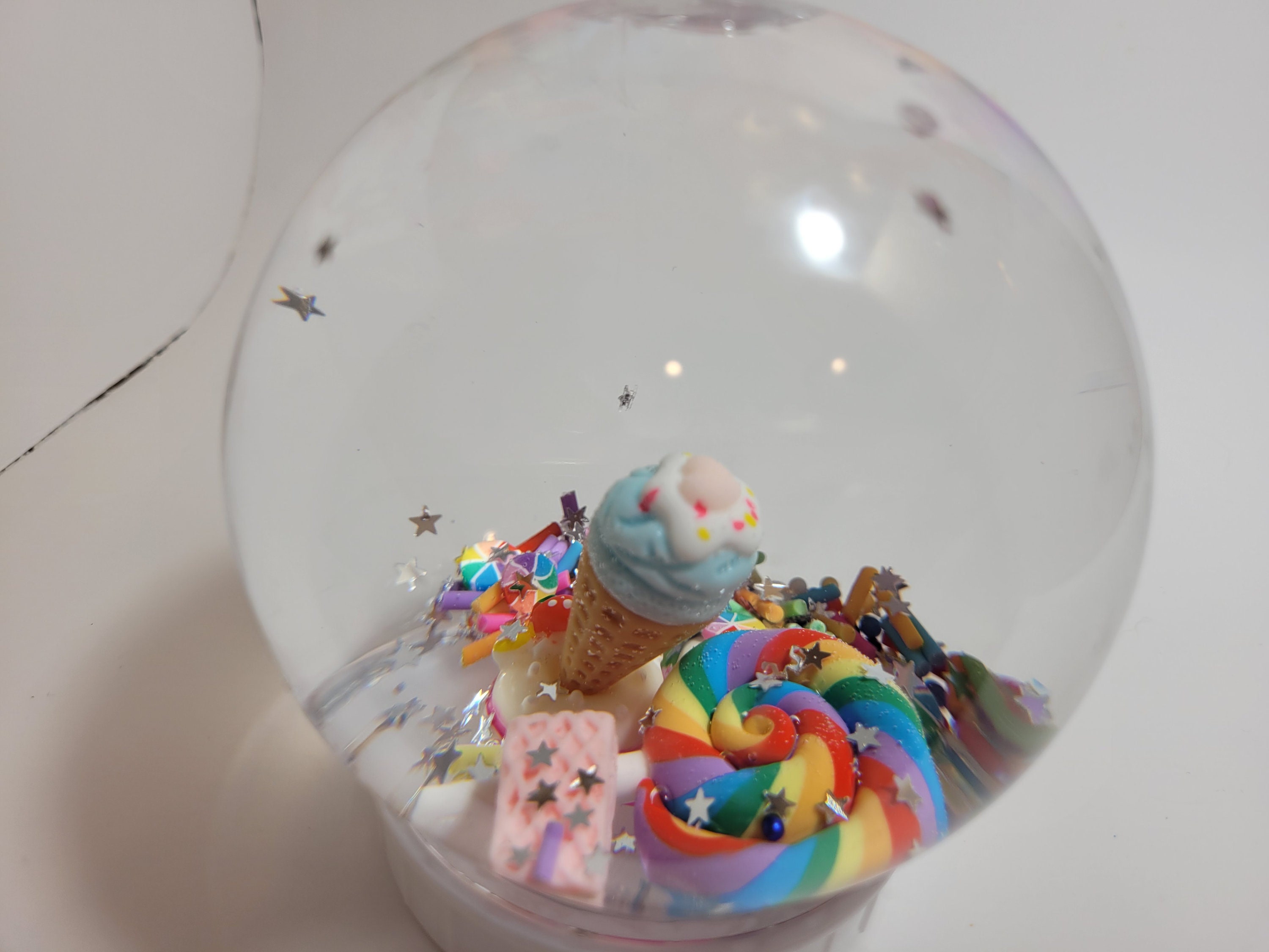 Make Your Own DIY Snow Globe Craft Kit Sweet Shop With Ice - Etsy UK
