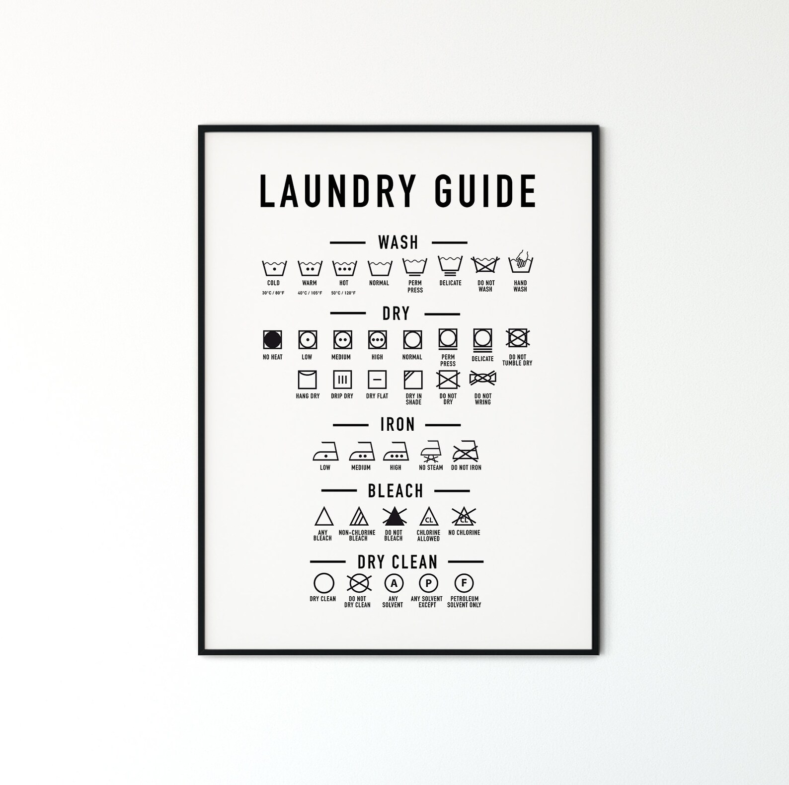 Laundry Room Decor Printable Art Laundry Wall Decor Laundry Etsy
