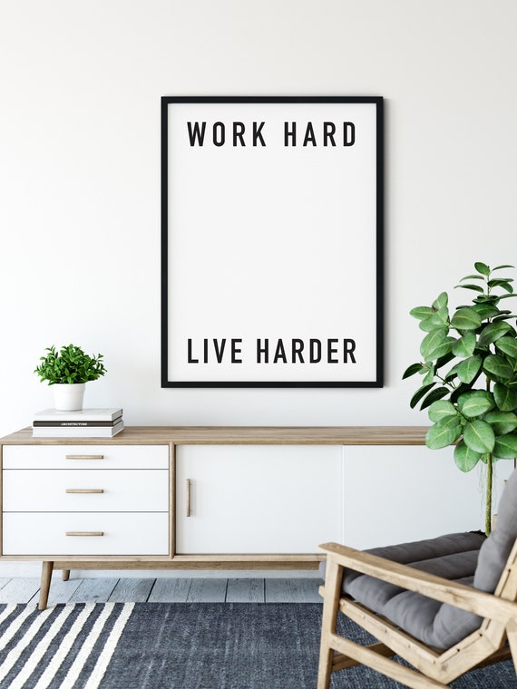 Printable Work Motivation Home Office Decor Office Print Work Quote Work Inspiration Home Office Sign Home Office Print