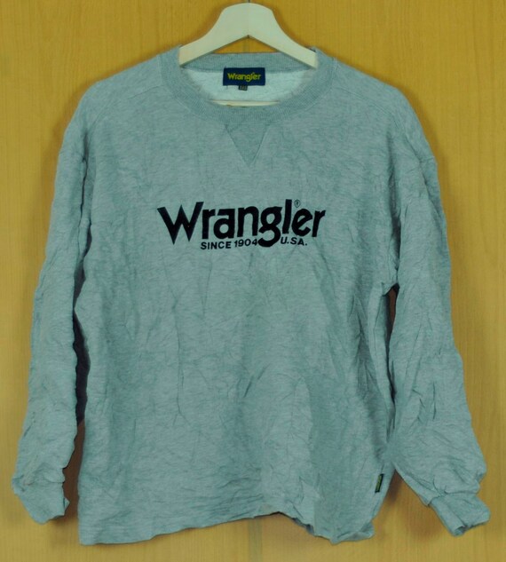 wrangler logo sweatshirt
