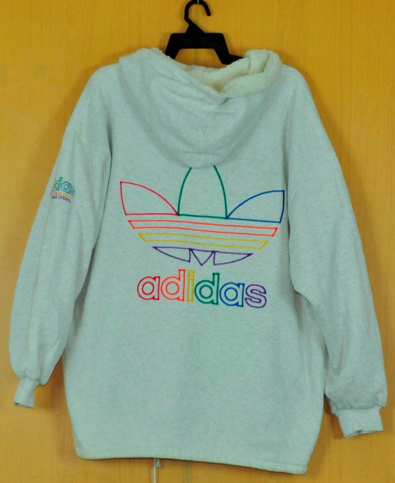 adidas rainbow hoodie