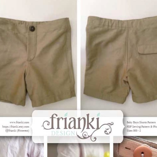 Baby Boy Shorts PDF Sewing Pattern and Photo Tutorial Etsy Australia