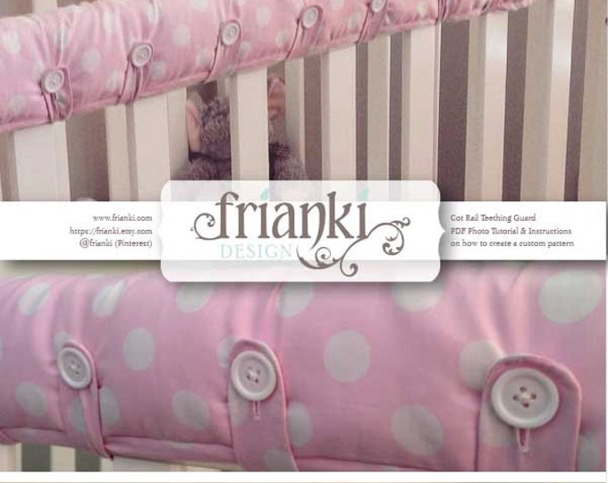 Cot Rail Teething Guard/cover PDF Custom Pattern and Photo Etsy