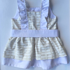 Baby Girl Ruffled Apron Dress PDF Sewing Pattern and Photo Tutorial Sizes 000 to 2 Instant Download Toddler Child Easy Sew Pattern image 5