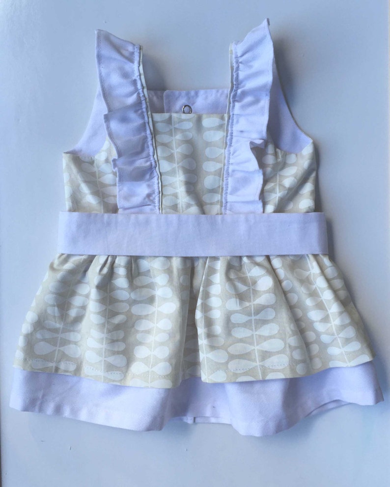 Baby Girl Ruffled Apron Dress PDF Sewing Pattern and Photo Tutorial Sizes 000 to 2 Instant Download Toddler Child Easy Sew Pattern image 5