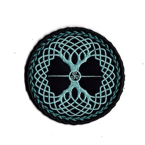 Celtic Tree of Life Iron On Patch Embroidered Fabric Celtic Gift Mother Earth Patch by BalkisBoutique!