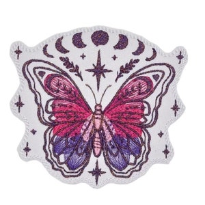 Celestial Butterfly Iron On Patch Embroidered Fabric Patch by BalkisBoutique!