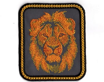 1pc Lion Patches Iron On Patches For Clothes Washable DIY Decoration VEY_H2 