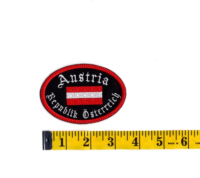 AUSTRIA Embroidered Iron on Austria Travel SOUVENIR Patch