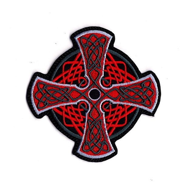 Écusson croix celtique brodé fer sur tissu écusson croix croix par Balkis Boutique !