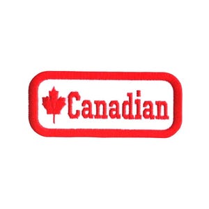 Canada-patch Geborduurde opstrijkbare Canadian Travel Souvenir-patch
