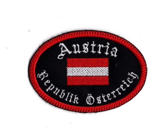 Austria Travel Patch – Embroidered Flag Souvenir