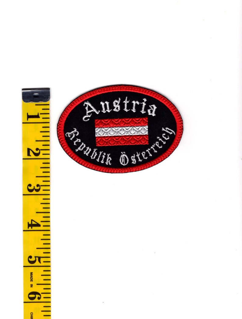 AUSTRIA Embroidered Iron on Austria Travel SOUVENIR Patch