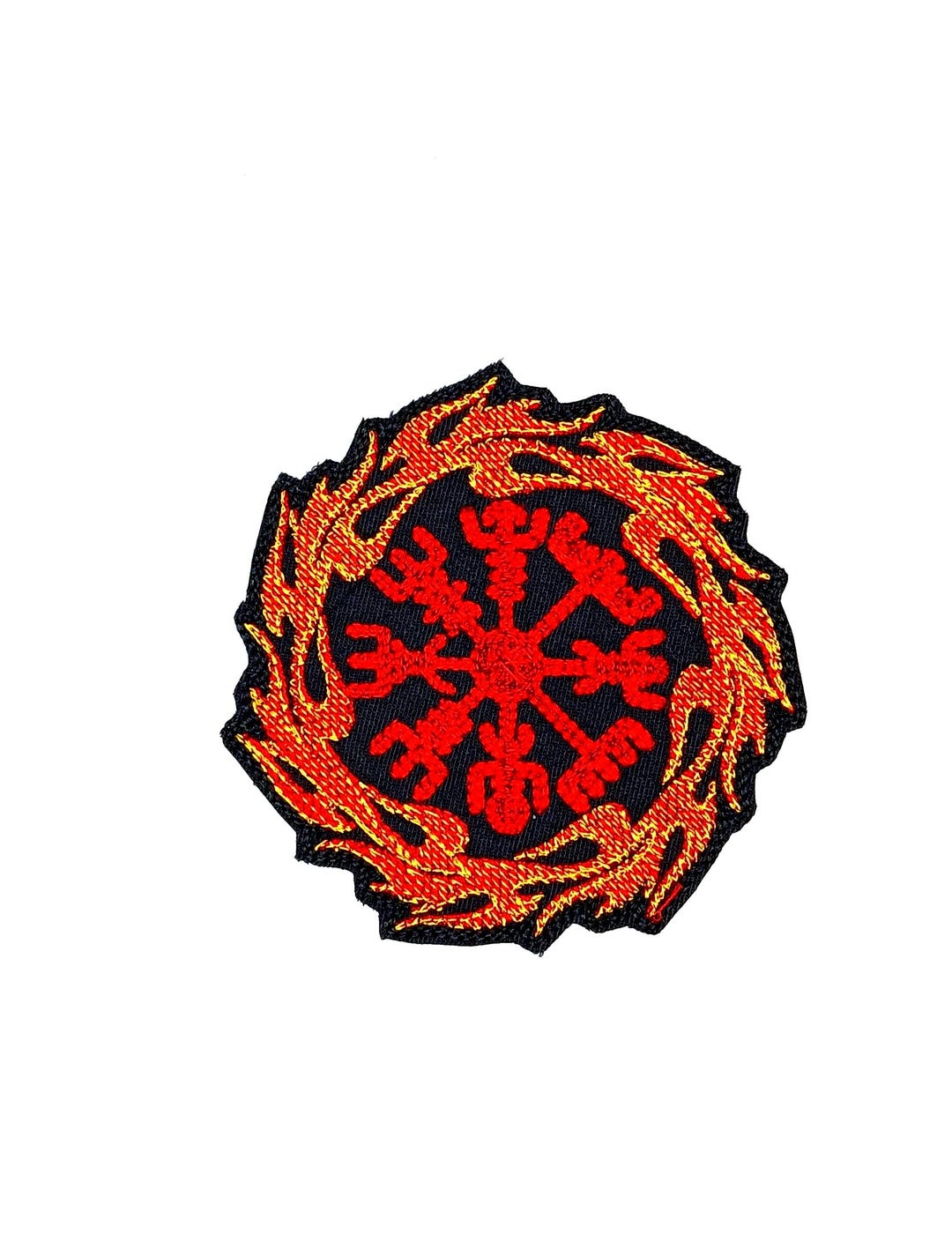 Viking Protection Runes & Vegvísir Symbol Iron-on Patch – Engulfed ...