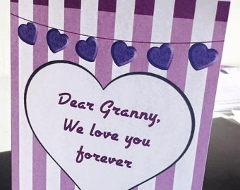 Granny Printable Valentines Card