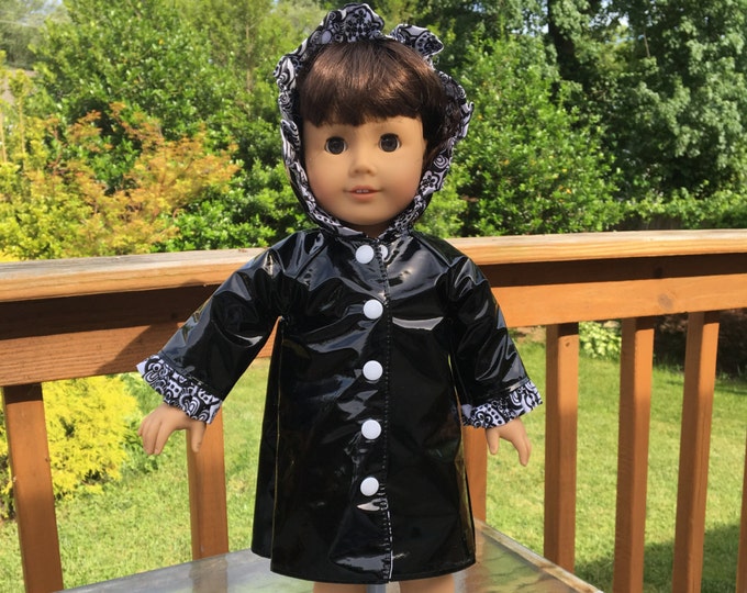 Handmade Doll Raincoat Fully Lined Fits any 18 Doll Etsy