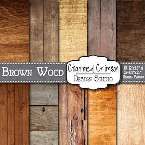 Brown Wood Background, Wood Digital Paper, Wood Texture, Distressed Wood, Rustic Wood, Wedding Digital Paper