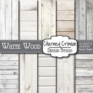 White Wood Background, Wood Digital Paper, Wood Texture, Distressed Wood, Rustic Wood, Wedding Digital Paper