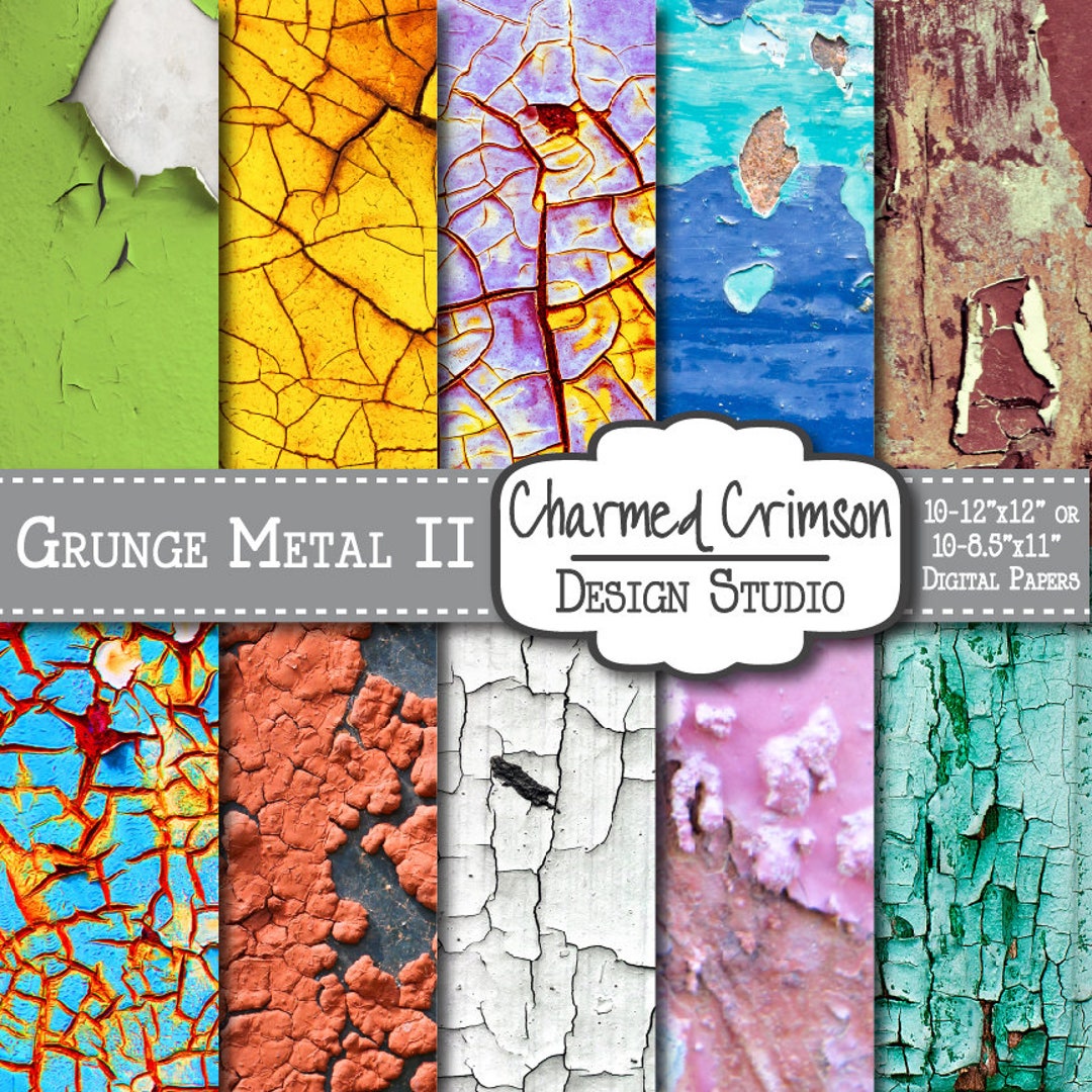 Metal Rusting Paper Rusted Metal Paper, Rust Metallic Paper, Purple Digital Paper ...