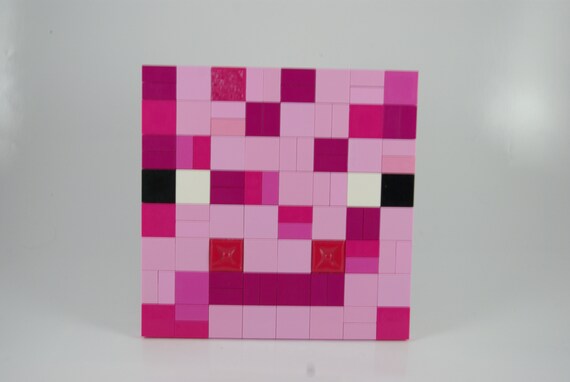 Minecraft Pig Face Pixel Art