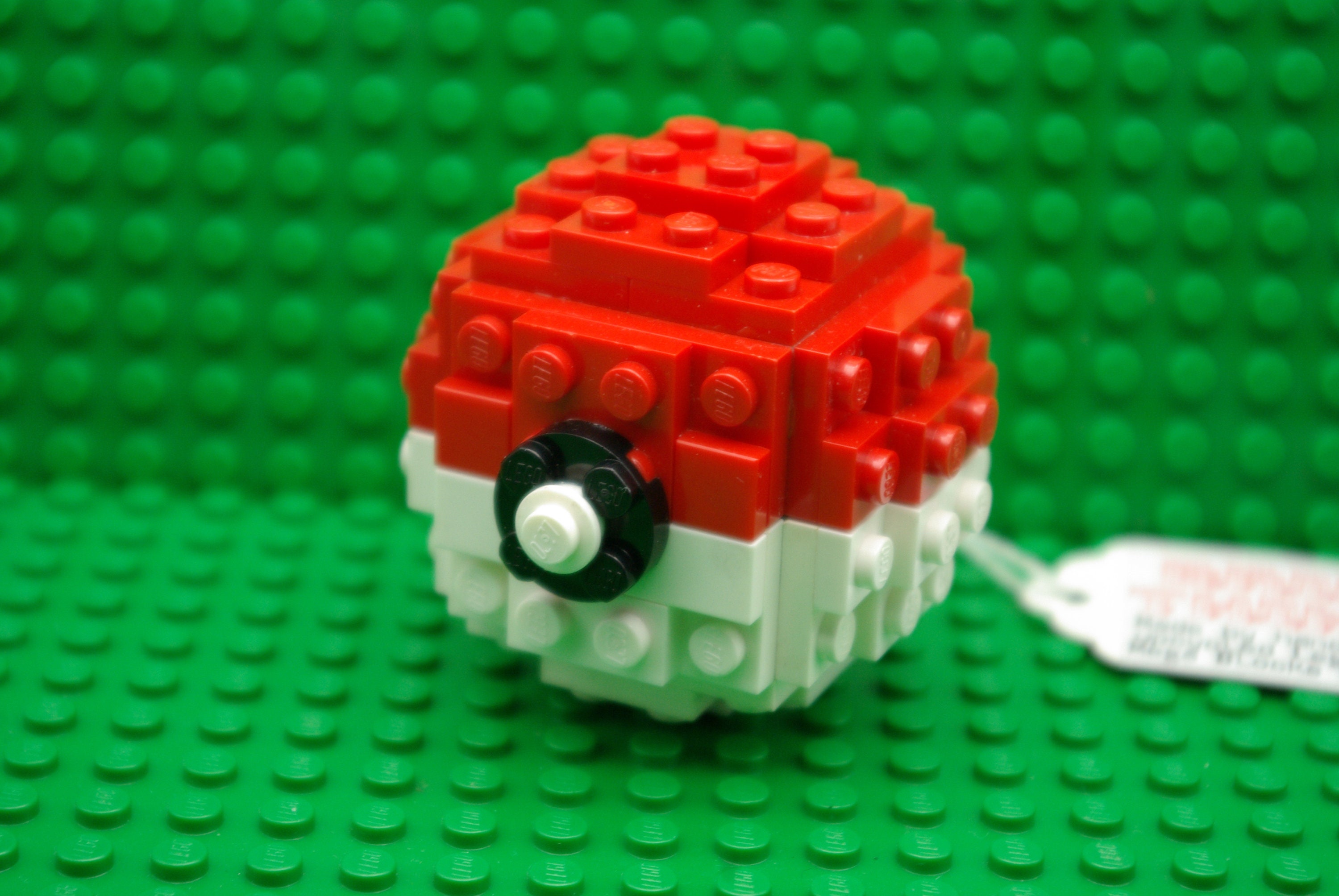 Opening Pokemon Pokeball Red & White Handmade From Lego Bricks and Mega  Bloks 