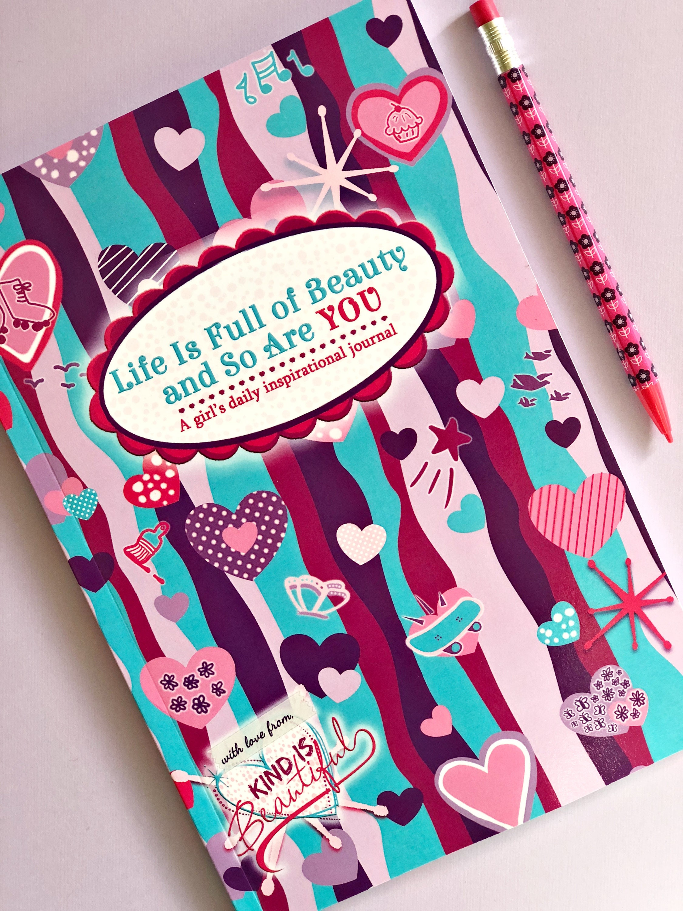 girls journal girls diary school journal inspirational Etsy