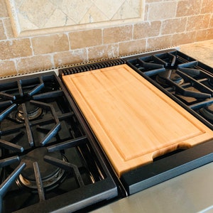 Hard Maple - Single Griddle - Custom Cutting Board Wolf Thermador Viking (Please Read Item Details)