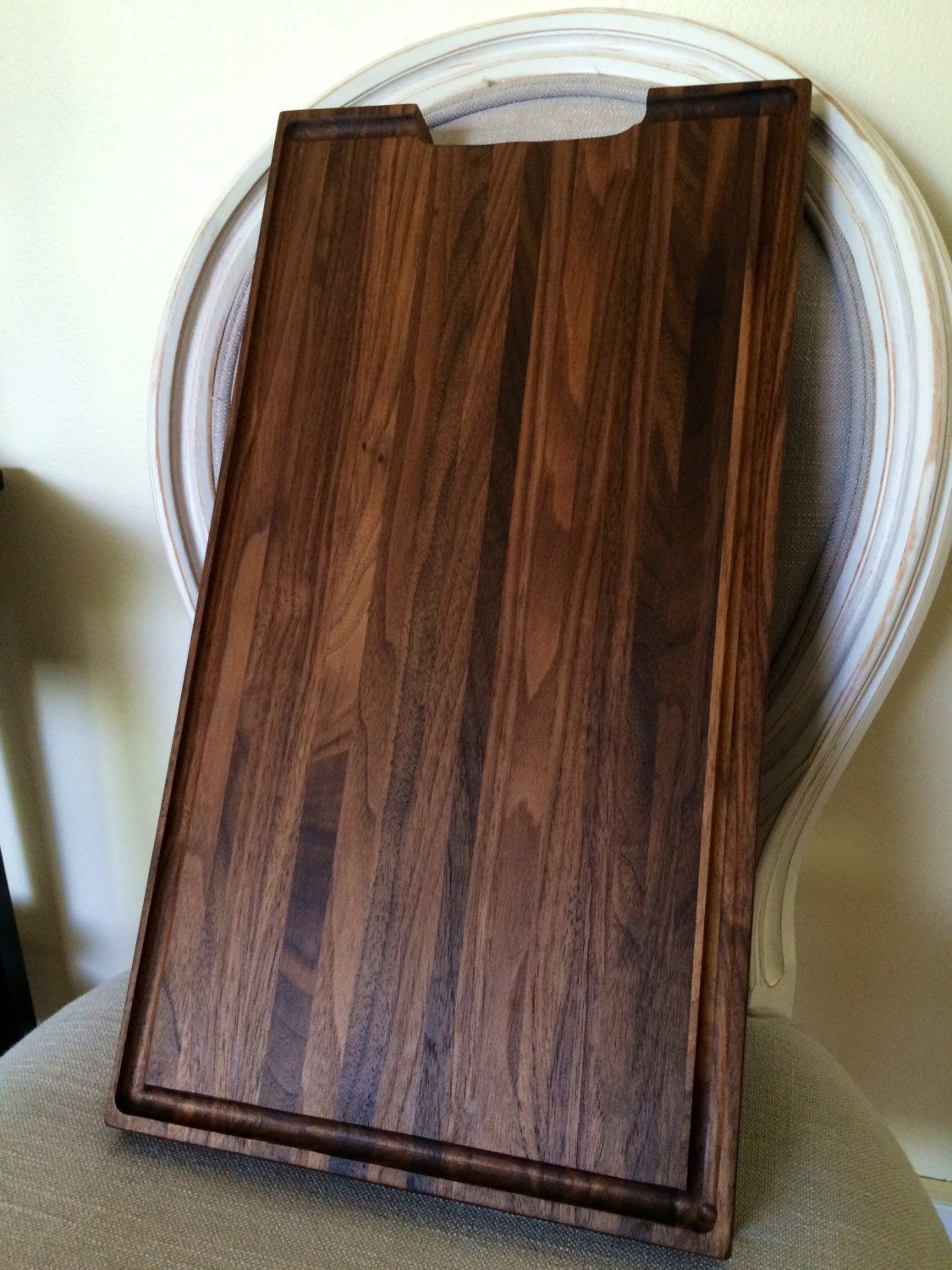 Walnut - Single Griddle - Custom Cutting Board Wolf Thermador