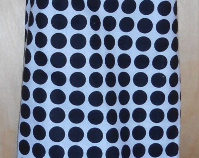 405# Plastic Grocery Bag Holder   Black Dots   plastic bag holder