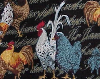 172# Plastic Grocery Bag Holder Roosters Kitchen Animals Plastic Bag Holder