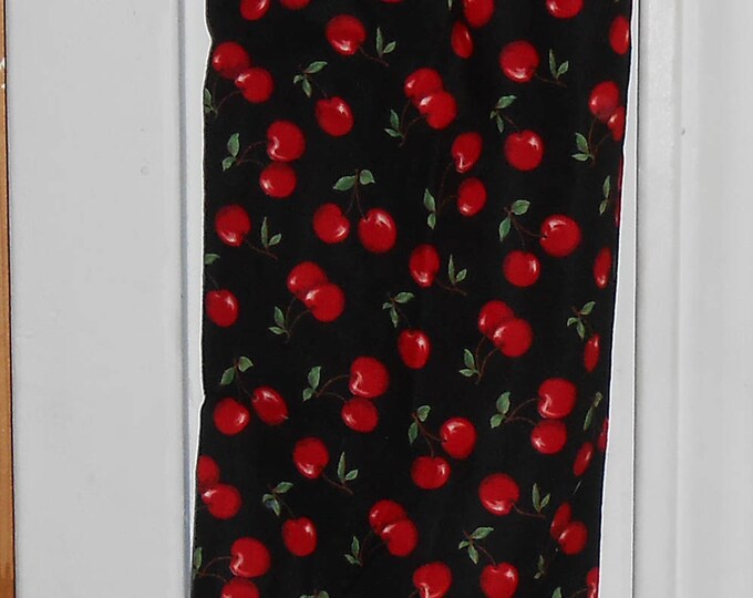 163# Plastic Grocery Bag Holder Cherries  plastic bag holder