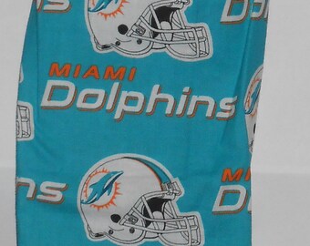 351# Plastic Grocery Bag Holder Miami Dolphins NFL plastic bag holder