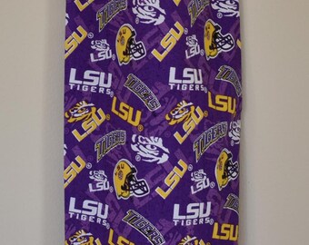 LSU 132# Tigers Plastic Grocery Bag Holder University  Football plastic bag holder