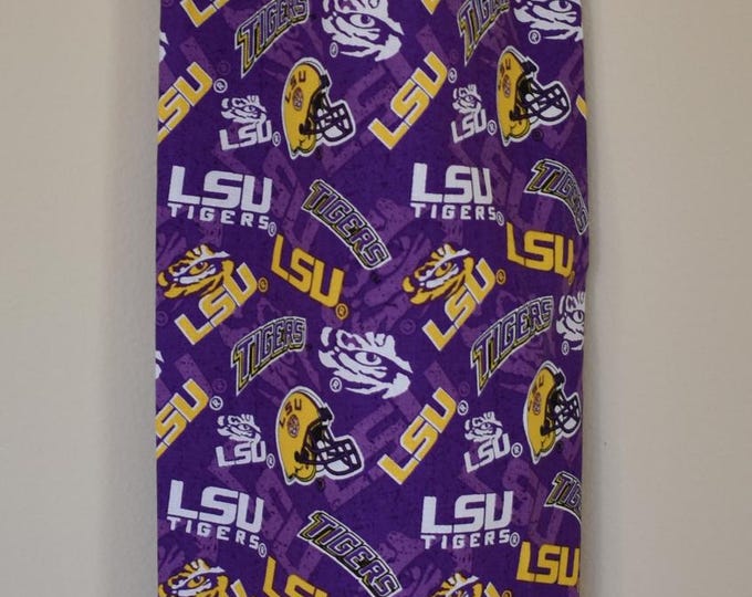 LSU 132# Tigers Plastic Grocery Bag Holder University  Football plastic bag holder