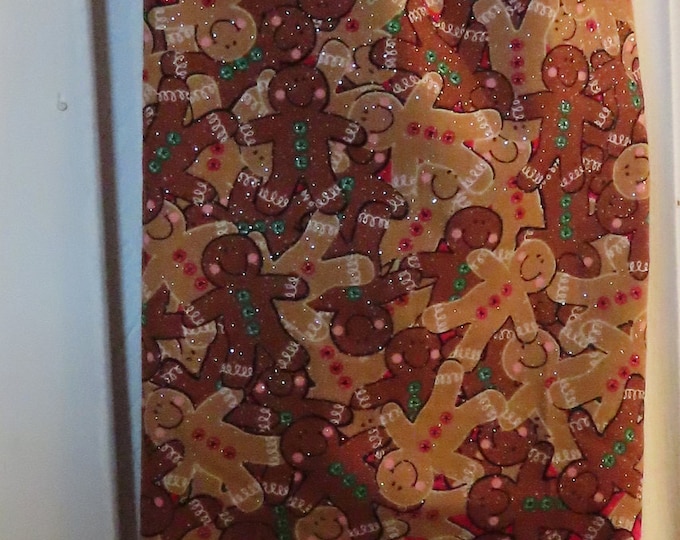 425# Plastic Grocery Bag Holder Ginger Bread Christmas Plastic Bag Holder
