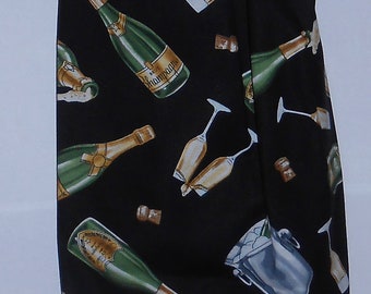 304# Plastic Grocery Bag Holder Champagne wine Holiday plastic bag holder