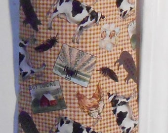 386# Plastic Grocery Bag Holder  Farm Animals Cows Local  Plastic Bag Holder