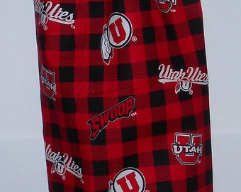 Utah Utes 122# University  Plastic Grocery Bag Holder Football plastic bag holder