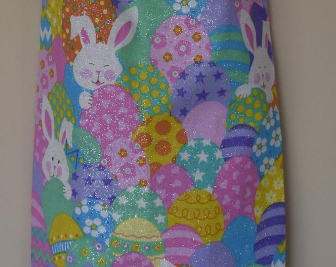 Easter 426#  Bunny's Plastic Grocery Bag Holder Pastel Holiday  Plastic Bag Holder