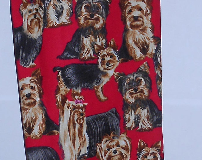 316# Plastic Grocery Bag Holder  Yorkie Dogs Plastic Bag Holder