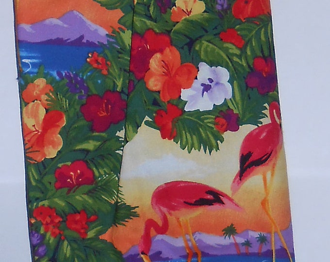 285# Plastic Grocery bag Holder Flamingo's