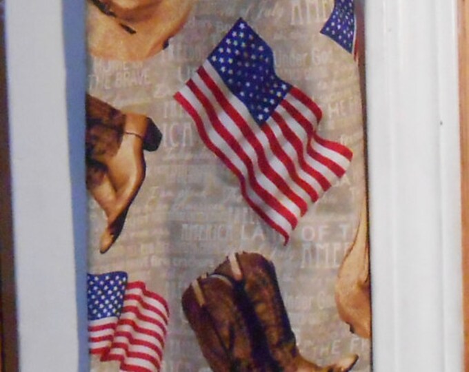 369# Plastic Grocery Bag Holder Americana USA Flag Plastic Bag Holder