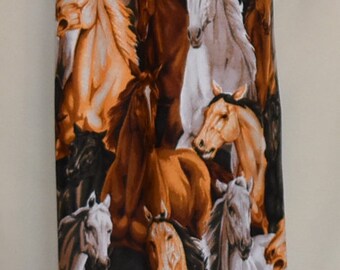 117# Plastic Grocery Bag Holder  Horses Animals  Plastic Bag Holder